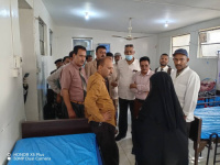 فريق الرقابة والتوجيه الرئاسي بتفقد مستشفى النصر العام بمحافظة الضالع