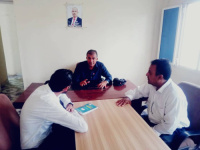 فريق التوجيه والرقابة الرئاسي يطلع على العمل الإداري في تنفيذية انتقالي أبين