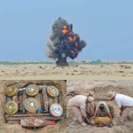 &laquo;مسام&raquo; ينفذ عملية إتلاف أكثر من 6100 لغم وقنبلة ومخلفات حربية في أبين