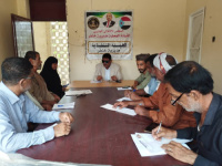 تنفيذية انتقالي خنفر تناقش عدداً من القضايا الأمنية والاقتصادي بالمديرية