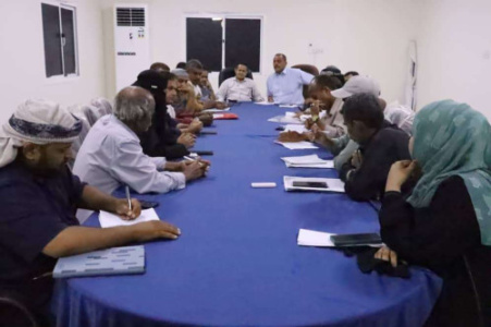 فريق التوجيه والرقابة الرئاسي يلتقي المفوضية الجنوبية المستقلة لمكافحة الفساد في لحج