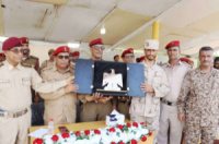 برعاية الرئيس الزبيدي .. اللواء الاول مشاة يكرم الأسير المحرر محمد السخياني