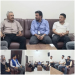 مدير عام مكتب التعليم الفني يلتقي فريقا هندسيا من منظمة الهجرة الدولية لمناقشة دعم المعاهد في  عدن