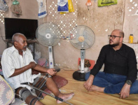 انتقالي حضرموت يطمئن على صحة المناضل الجنوبي سالم مبارك باكوينه