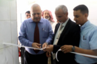 الوكيل الشبحي يدشن المخيم الطبي المجاني لمرضى السكر والضغط والقلب في مجمع خور مكسر