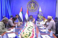 انتقالي وادي وصحراء حضرموت يلتقي النقابات العمالية لمناقشة مشاركتها في فعالية 14 أكتوبر