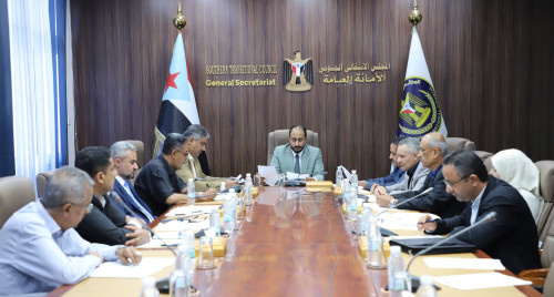الأمانة العامة بالانتقالي تناقش تقرير المشهد السياسي على الساحة الوطنية الجنوبية