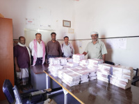 انتقالي عرماء يدعم مكتب التربية والتعليم بالمديرية بكمية من الكتب المدرسية