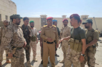  المتحدث الرسمي باسم القوات المسلحة الجنوبية&nbsp;يزور أبطال اللواء الأول دعم وإسناد في المحفد بأبين