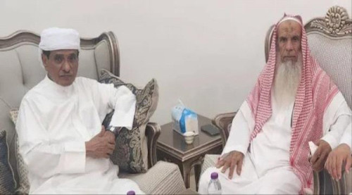 البحسني يطمئن على الحكم النهدي والشيخ باوزير
