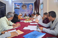 تنفيذية انتقالي الضالع تناقش أداء إداراتها وتعزيز العمل التنظيمي والخدمي