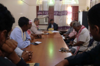 فريق التوجيه والرقابة الرئاسي يتفقد مكتبي التربية والتعليم والنظافة والتحسين في سقطرى