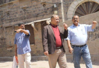 فريق التوجيه والرقابة الرئاسي يتفقد قصور السلطنة العبدلية التاريخية بمحافظة لحج