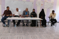 فريق التوجيه والرقابة الرئاسي يزور المعهد الزراعي في أبين