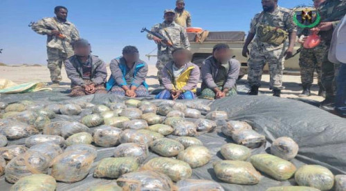 إحباط عملية تهريب حبوب مخدّرة قرب سواحل مقاطين شرق أبين