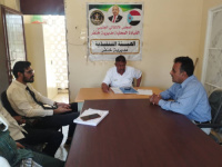 فريق التوجيه والرقابة الرئاسي يطلع على سير عمل إدارات تنفيذية انتقالي خنفر