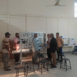 مدير عام مكتب التعليم الفني يتفقد مختبر الطاقة البديلة في المعهد التقني الصناعي بالمعلا