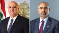 الرئيس الزُبيدي يهنئ الرئيس اللبناني جوزاف عون بذكرى استقلال بلاده