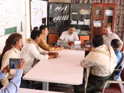 رئيس تنفيذية انتقالي أبين يلتقي مدير عام مكتب الصحة بالمحافظة