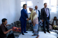 الجبواني وبن لسود يؤدون واجب العزاء لأسرة الفقيد عبدربه محرق