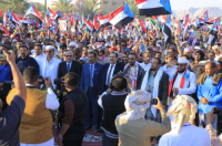 الحشود الجماهيرية في سيئون توكد تمسكها بخيار تحرير وادي حضرموت على طريق استعادة دولة الجنوب العربي(بيان)