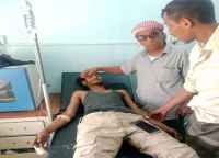 رئيس تنفيذية انتقالي ساه يطمئن على صحة جرحى القوات المسلحة في وادي حضرموت