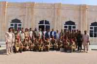 رئيس تنفيذية انتقالي سقطرى يستقبل الضباط الخريجين من الكلية الحربية