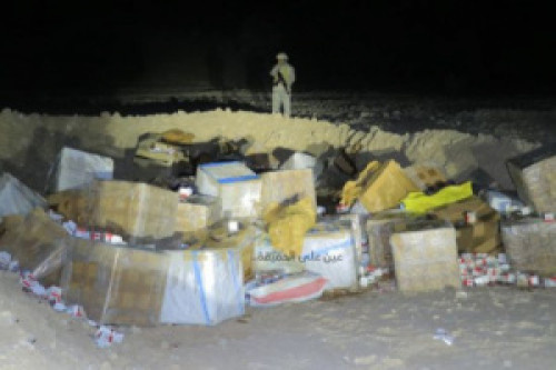 ضبط 10 أطنان من هيروين وحشيش بمستودعات العسكرية الأولى