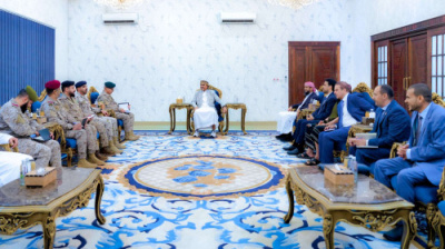 الرئيس الزُبيدي يستقبل قيادة القوات المشتركة لقوات التحالف العربي