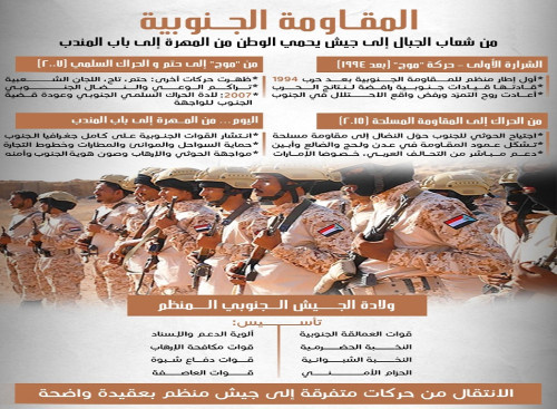 المقاومة الجنوبية&hellip; من شعاب الجبال إلى جيش يحمي الوطن من المهرة إلى باب المندب