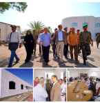 محافظ عدن يطّلع على سير العمل في مبنى إدارتي الطرق والإنارة ويوجّه بمعالجة أي إشكاليات تعترض تنفيذ المشاريع الجارية