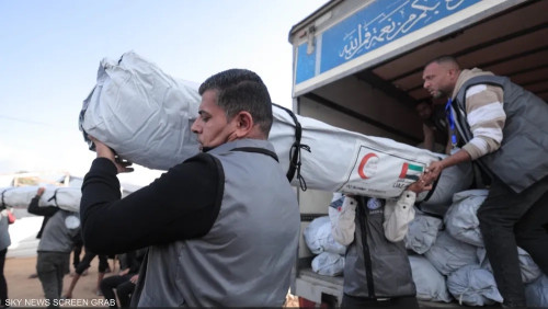 عملية الفارس الشهم (3) تتدخل سريعا لإنقاذ النازحين من البرد في غزة عملية الفارس الشهم (3) تتدخل سريعا لإنقاذ النازحين من البرد في غزة