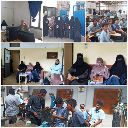 بتكليف من الشكلية.. اللجان  إلادارية والفنية تواصل نزولاتها الميدانية للمعاهد المهنية والتقنية بالعاصمة عدن