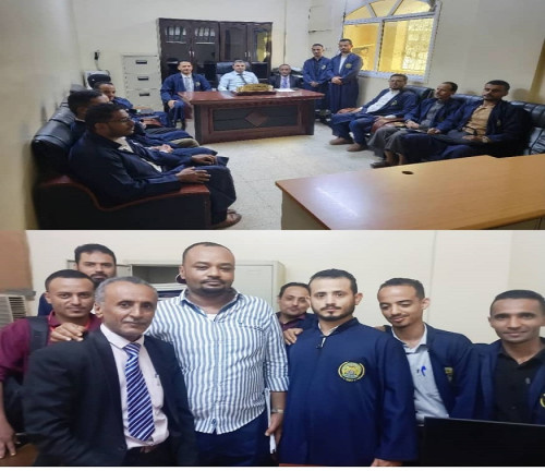 طلاب المعهد العالي للقضاء بالعاصمة عدن يبدأون&nbsp;البرنامج التدريبي&nbsp;بمحكمة المنصورة الابتدائية