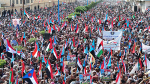 مليونية جماهيرية حاشدة في شبوة دعمًا للقوات المسلحة الجنوبية والمطالبة بإعلان دولة الجنوب العربي