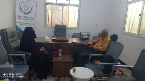 رئيس جمعية ذوي الاحتياجات الخاصة بالمسيميرتلتقي قيادة اتحاد الجمعيات والمؤسسات الاجتماعية الخيرية والتنموية