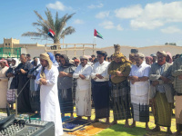 ساحة الاعتصام المفتوح بسقطرى تحتضن جمعة "الوفاء للحليف الصادق"