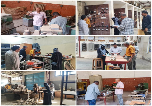 استمرار لجان الجرد في المعاهد التقنية والمهنية بالعاصمة عدن للأسبوع الثاني على التوالي