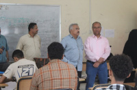 مدير عام التعليم الفني بالعاصمة عدن يتفقد سير الاختبارات العملية في المعهدين "البحري" و"الصناعي" بالمعلا