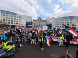 الجالية الجنوبية في ألمانيا تنظم وقفة احتجاجية أمام البرلمان الأوروبي للمطالبة باستعادة دولة الجنوب العربي