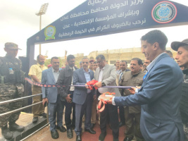 شاذلي يدشن الخيمة الرمضانية في عدن برعاية المحافظ شيخ والمدير العام للمؤسسة الاقتصادية العميد سامي السعيدي