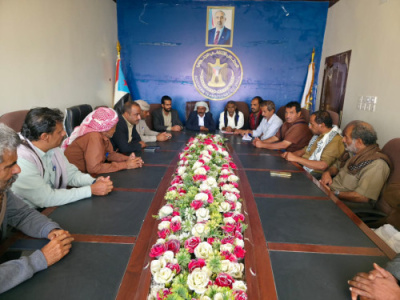 رئيس تنفيذية انتقالي شبوة يناقش مع رؤساء الهيئات التنفيذية بالمديريات ترتيبات الحشد الجماهيري لفعالية الأربعاء