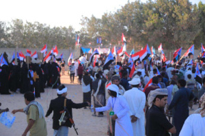 المهرة تشهد حشدا جماهيريا يجدد التفويض للمجلس الانتقالي الجنوبي(بيان)