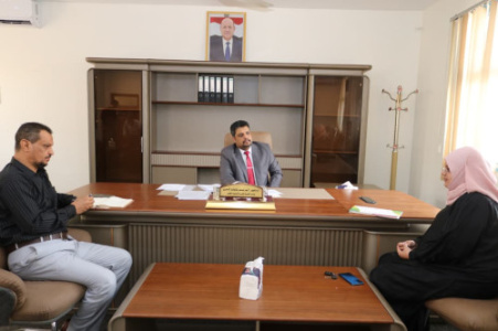 وزير التعليم الفني والتدريب المهني يطلع على سير العمل في صندوق تنمية المهارات