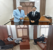 رئيس نادي شباب المسيمير الرياضي يطلع قيادة وزارة الشباب والرياضة على أنشطة واحتياجات النادي 