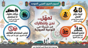 شرطة سير عدن تدشن حملة توعوية بمناسبة أسبوع المرور العربي الموحد